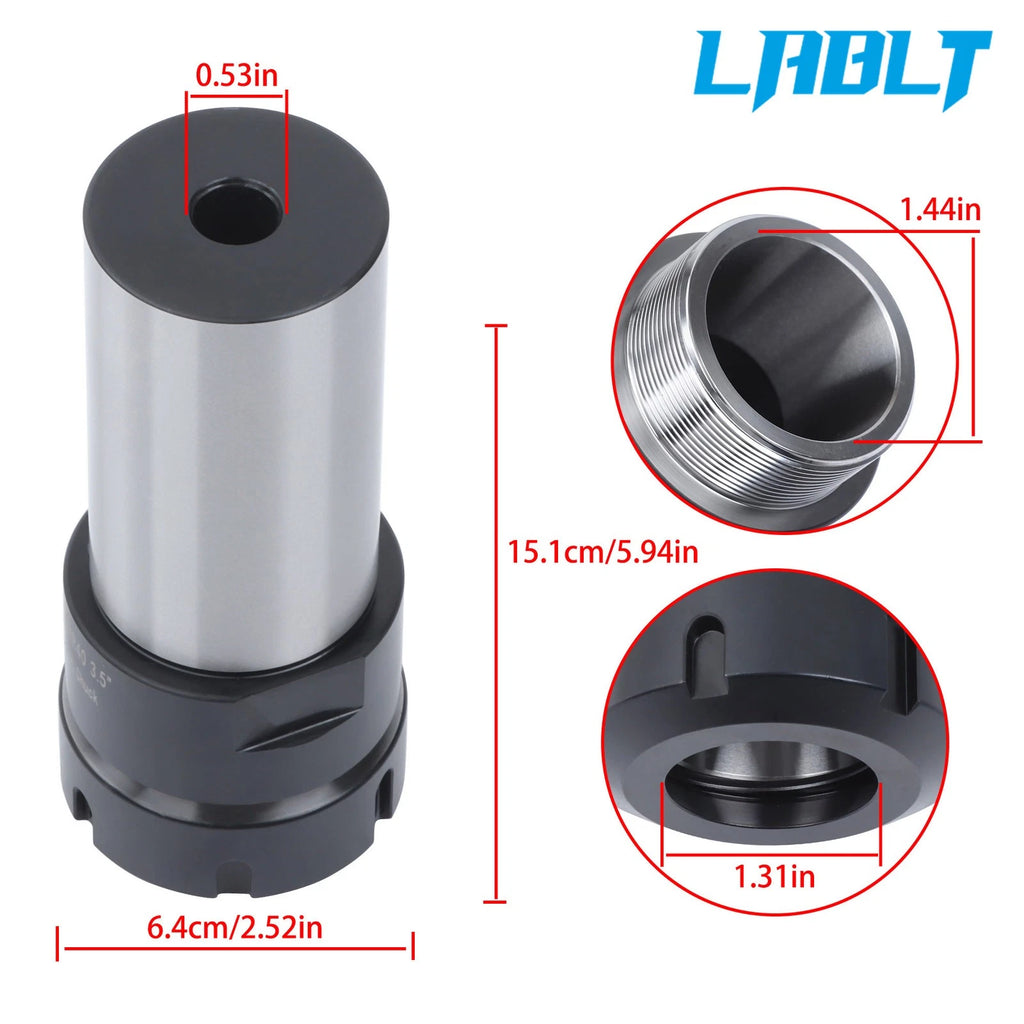 ER40 Collet Chuck Tool Holder for LABLT (3.5 Inch)