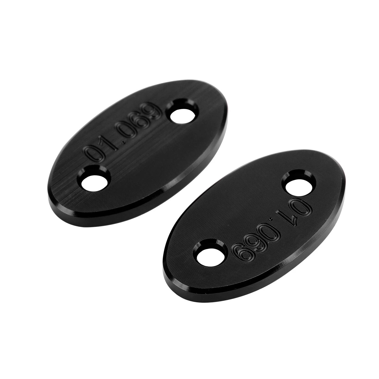 Aluminum Mirror Block Off Plates for Yamaha YZF-R1 (2007–2014)