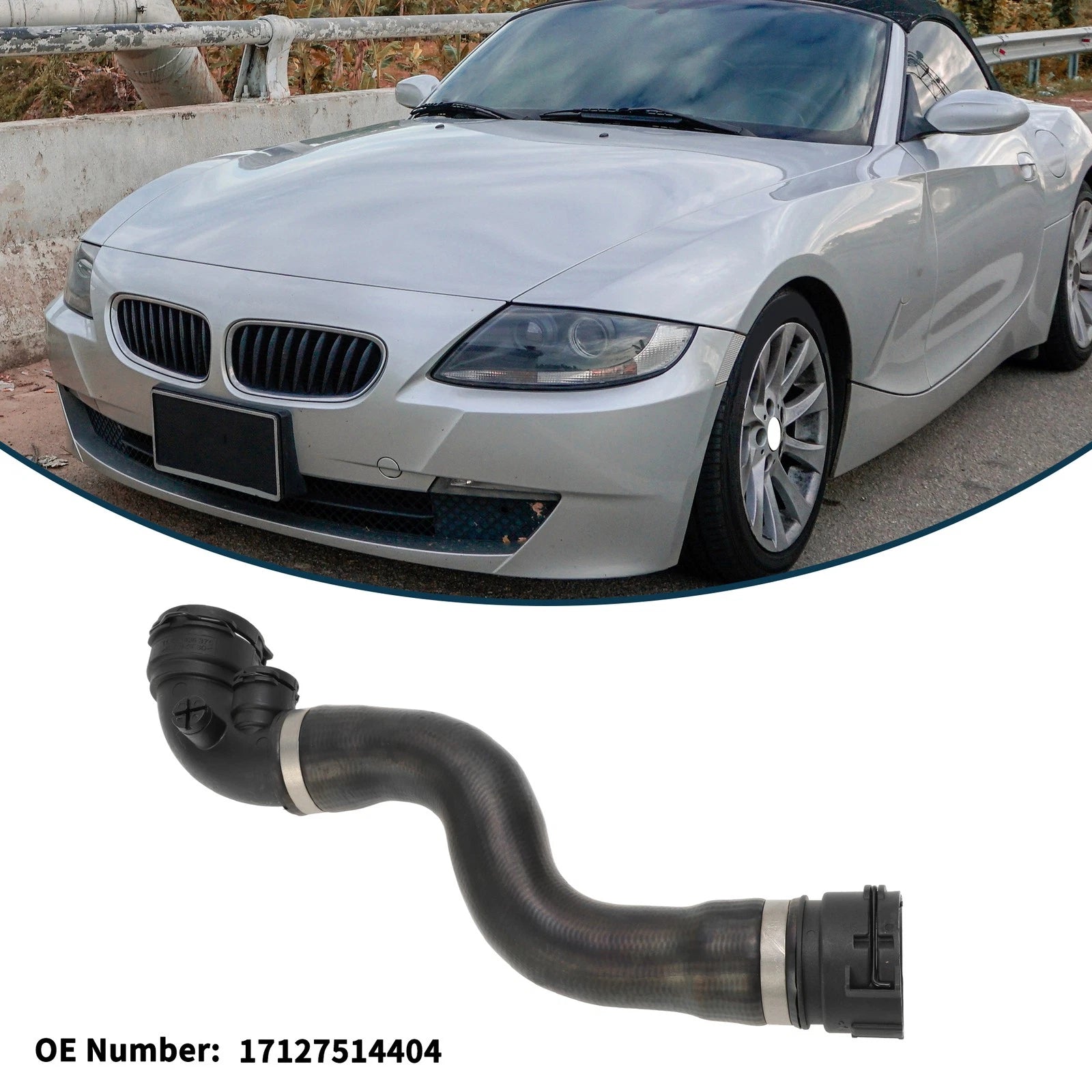Radiator Hose Replacement for BMW Z4 E85 2002–2009 Coolant Pipe