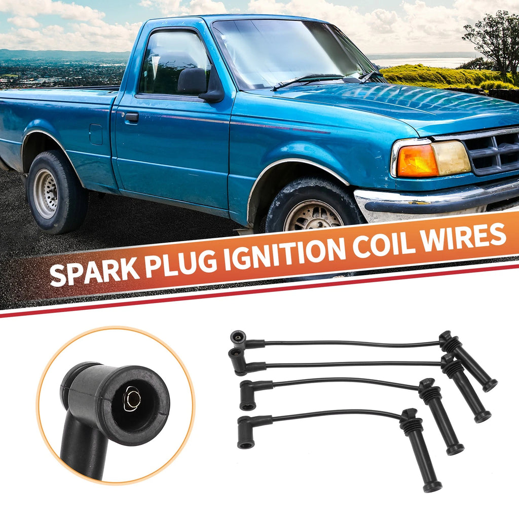 Ignition Coil Spark Plug Wire Kit for Ford Ranger 2.3L (2001–2007)