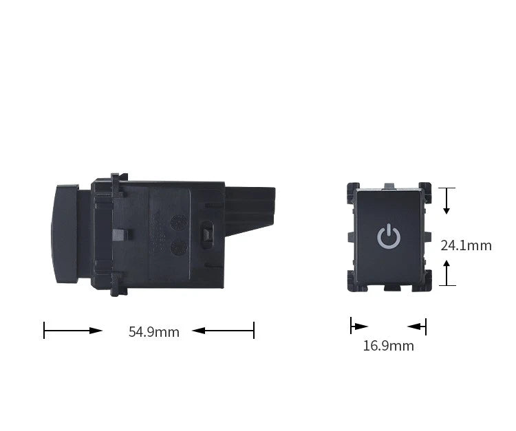 LED Blank Light Bar Dashboard Control Switch Button for Subaru Impreza (2016–2025)