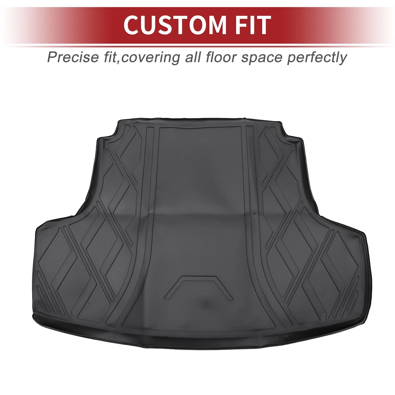 Rear Cargo Liner Trunk Mat for Hyundai Sonata (2020–2023) Diamond TPE