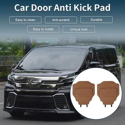 Leather Car Door Anti Kick Pad Sticker for Toyota Vellfire Alphard (2015–2020)