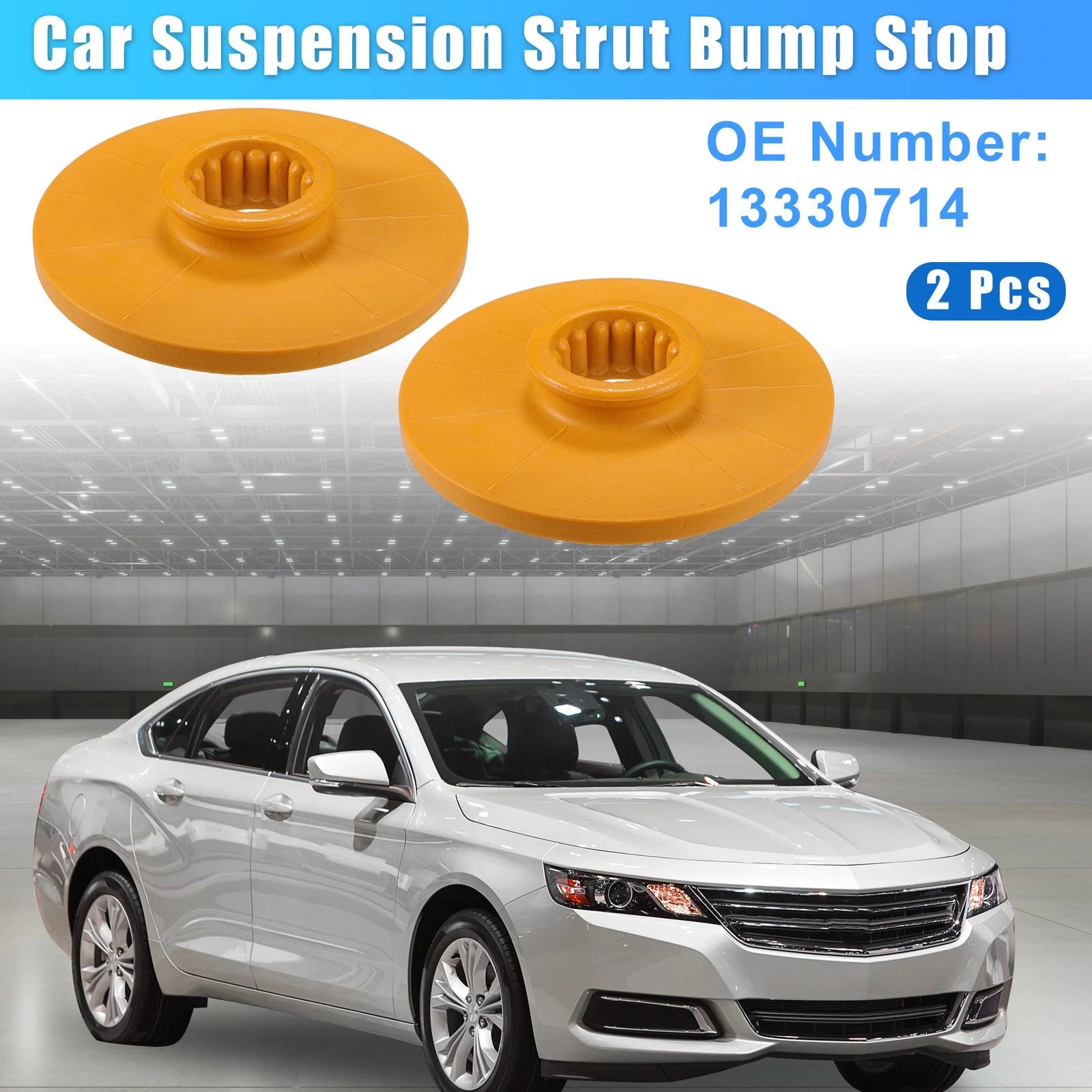 2 Pcs Rear Suspension Bump Stops Replacement for Chevrolet Impala (2000–2019)