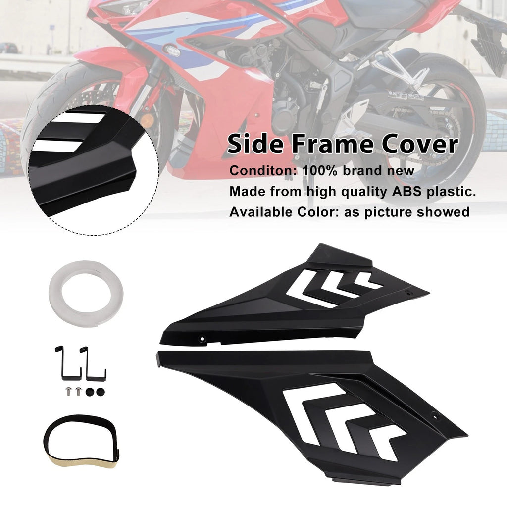Side Frame Panel Protector Fairings Cover for Honda CBR650R (2024–2025) Black