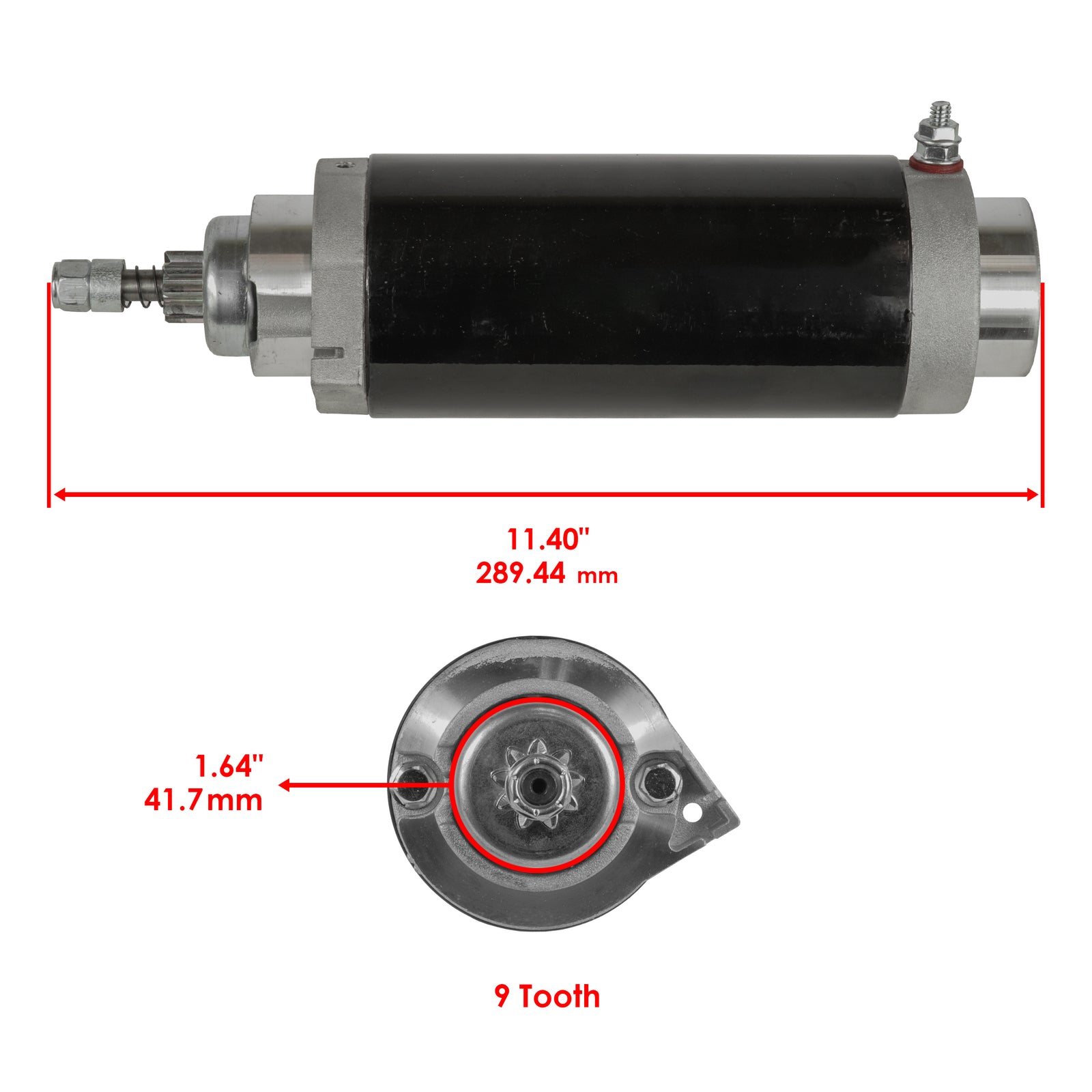 Starter Motor Replacement for Marine Outboard V200ELPT V200EXLPT (1978–1980)