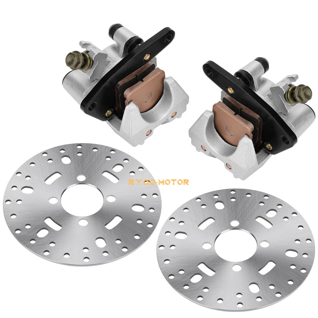 Front Brake Calipers & Disc Rotors for Yamaha Wolverine 350 (1995–2005)