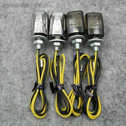 4X Mini LED Turn Signal Light Indicators for Motorcycle (Street Bike)