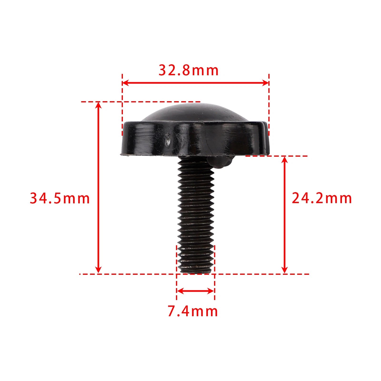 Theft Deterrent Lock Saddlebag Safety Bolts for Electra Glide, Street Glide (1993–2018)