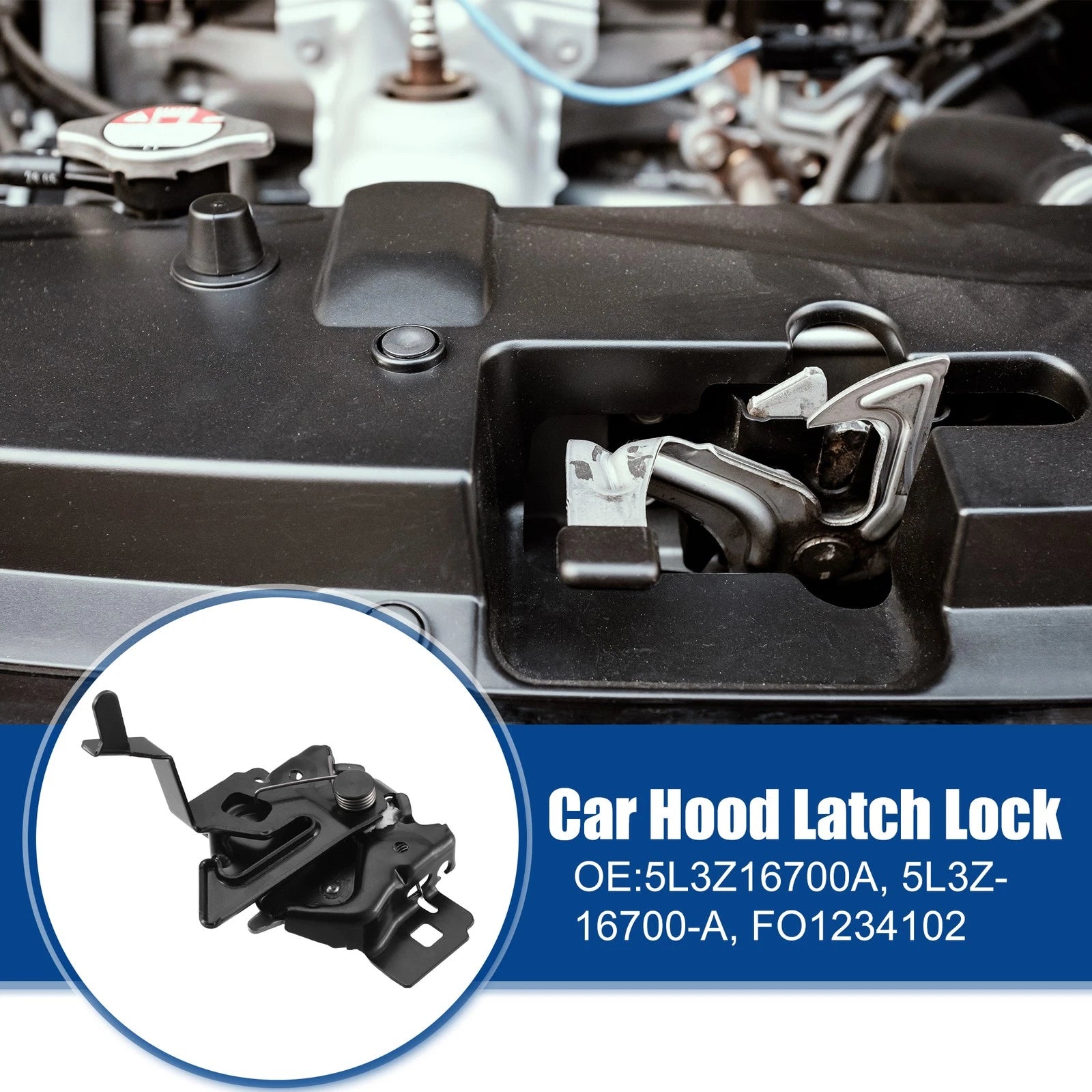 Hood Latch Lock Assembly for Ford F-150 (1997–2004)
