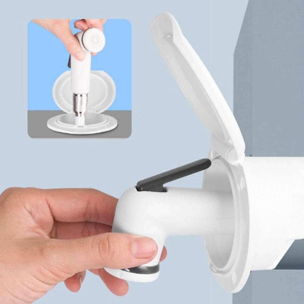 Retractable Shower Head Kit for Marine Use (ABS PVC Hose, 4M)