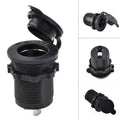 Heavy Duty Panel Mounted Car Lighter Socket with Waterproof USB Charger for