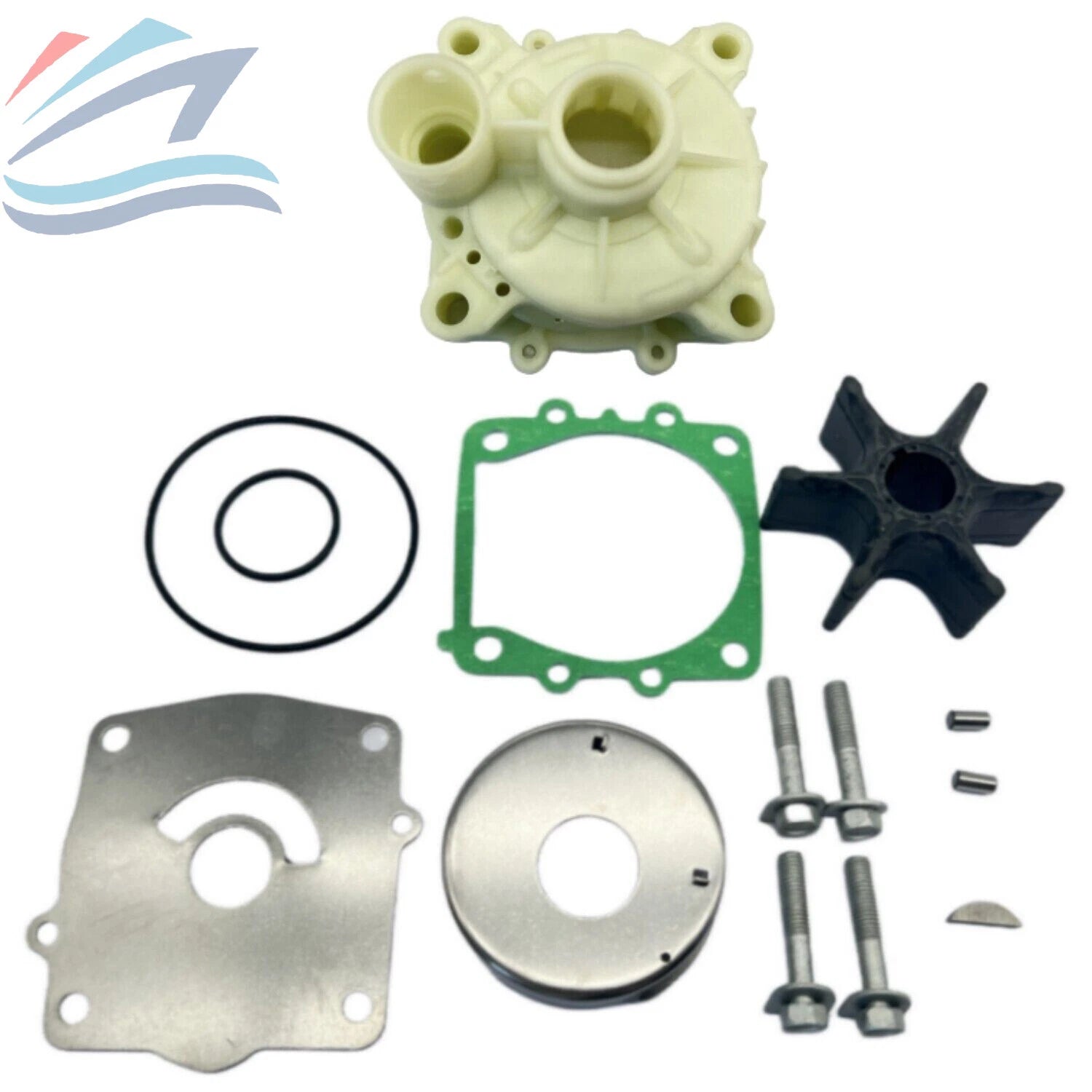 Water Pump Impeller Kit for Yamaha Outboard 150-250 HP (2-Stroke) 61A-W0078-A2