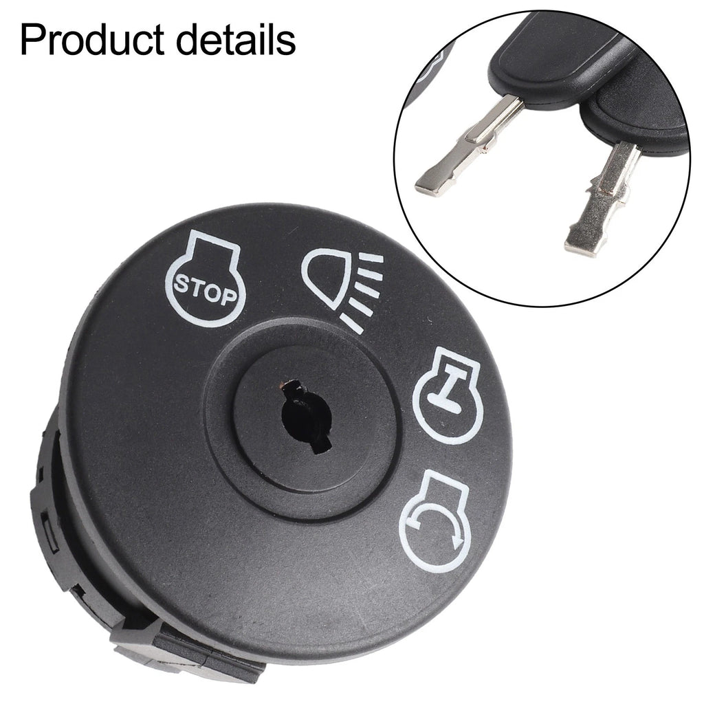 Ignition Switch with 2 Keys for Riding Lawn Mowers (7 PIN)