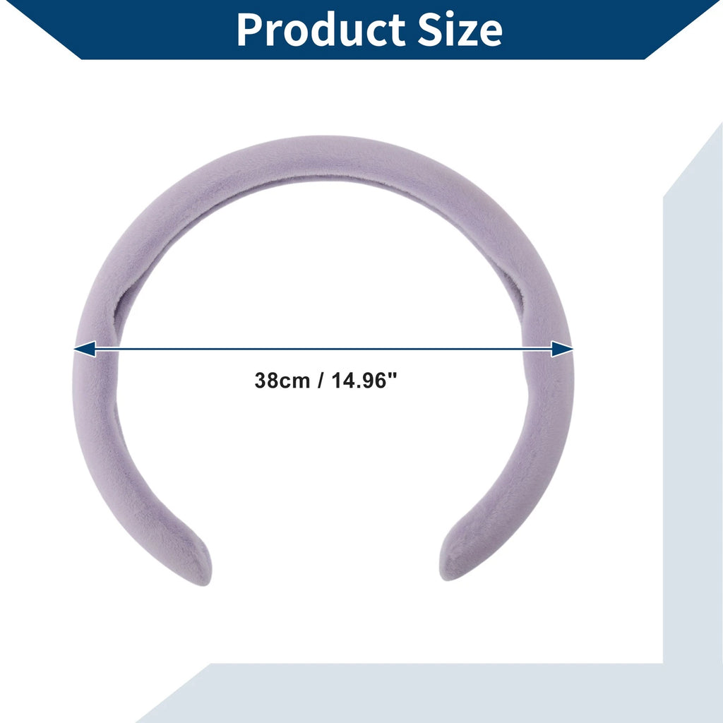 Steering Wheel Cover for Car (14.96", Violet)