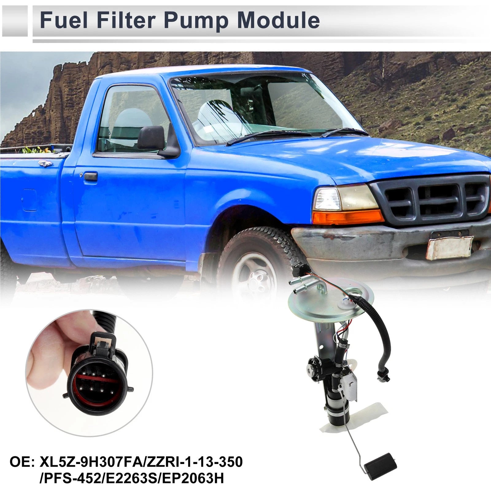 Electric Fuel Pump Assembly Replacement for Mazda B4000 (1998–1999) 2.5L 3.0L