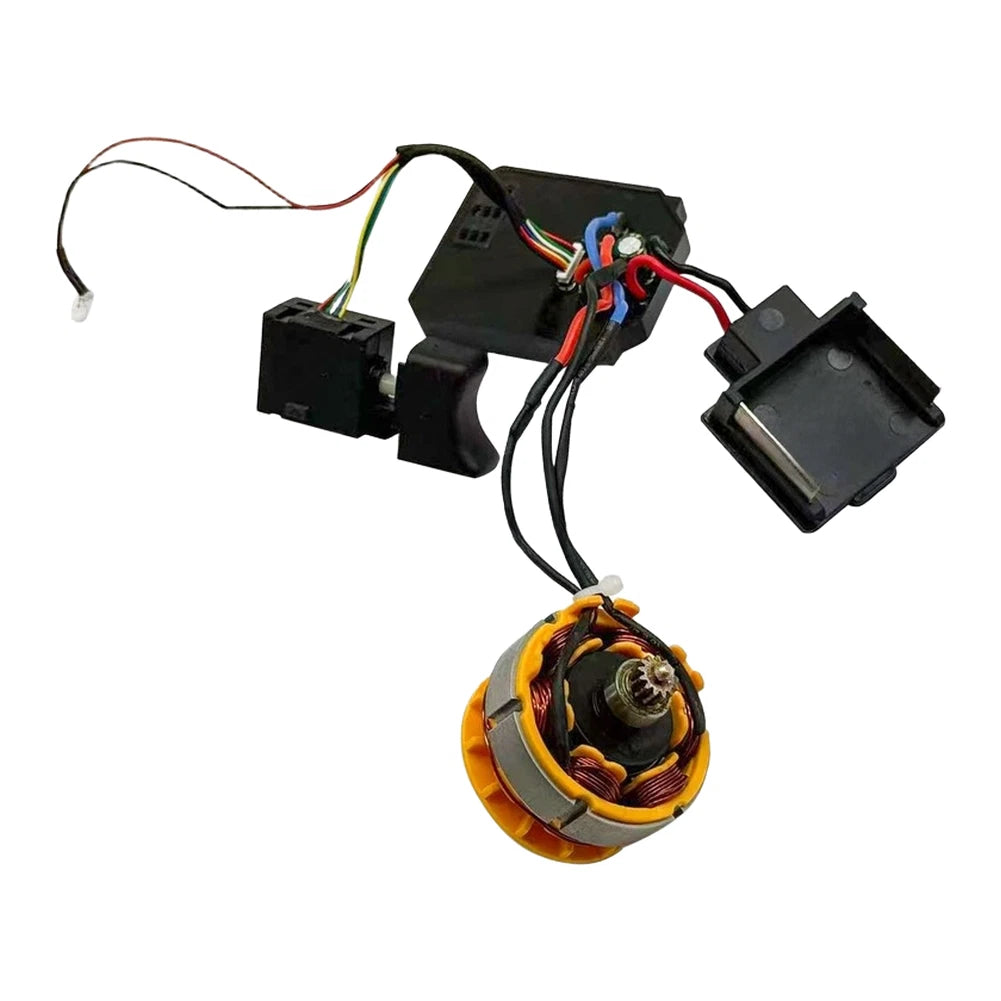 21V Brushless Motor Assembly for Drills (13T Pin Switch, LED Light)