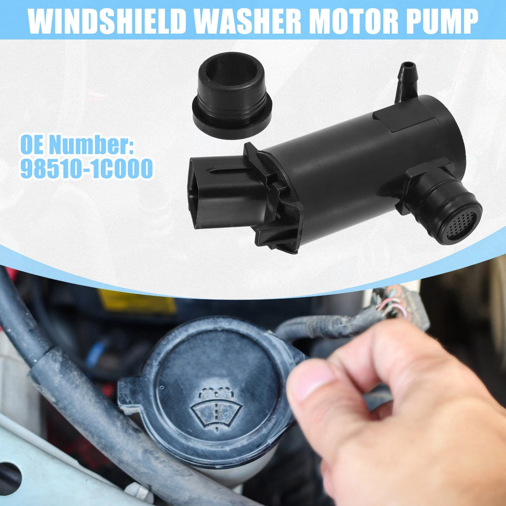 Windshield Washer Pump Motor Replacement for Hyundai Accent (2006–2011)