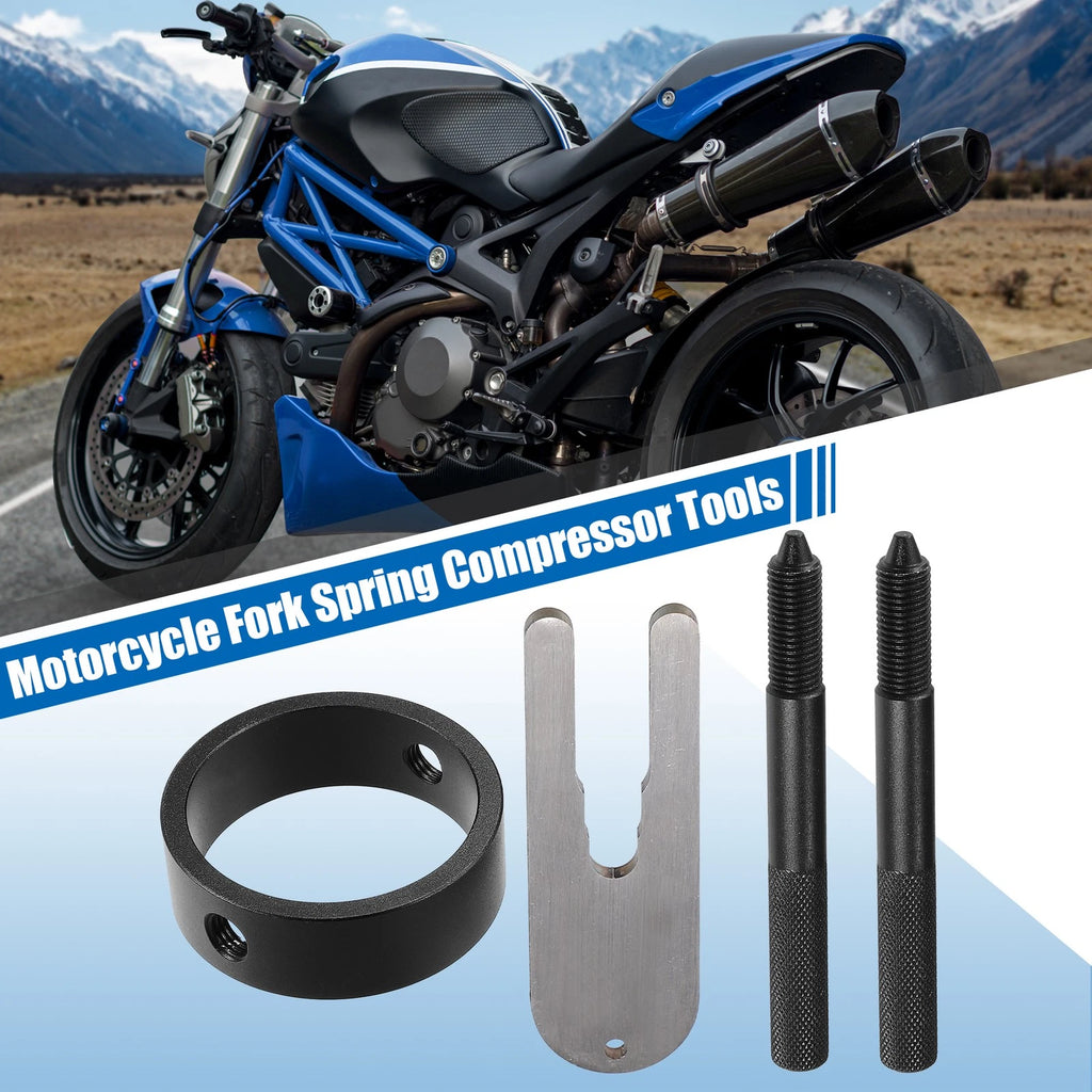 Fork Spring Compressor Tool Set for Universal Motorcycle Bikes (Universal)