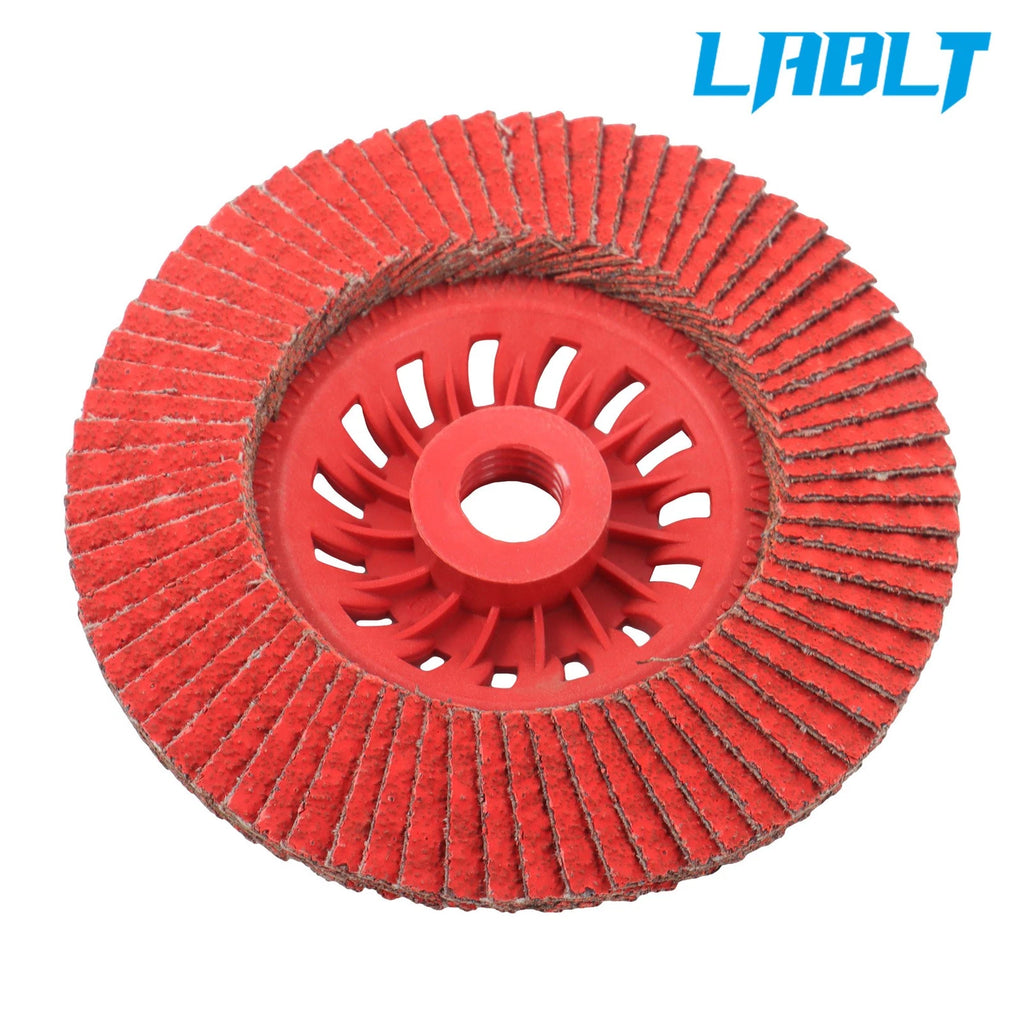10X T29 4-1/2" × 7/8" 40 Grit Ceramic Flap Sanding Discs
