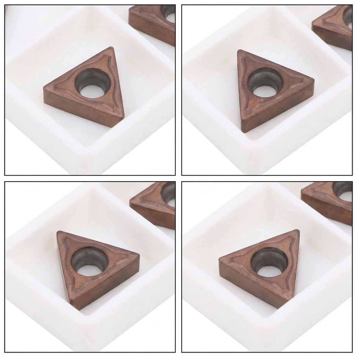 10PCS Tungsten Steel C Angle Turning Inserts for Chamfering