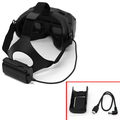 Power Charging Cable Line with Battery Case for DJI FPV Combo Goggles V2