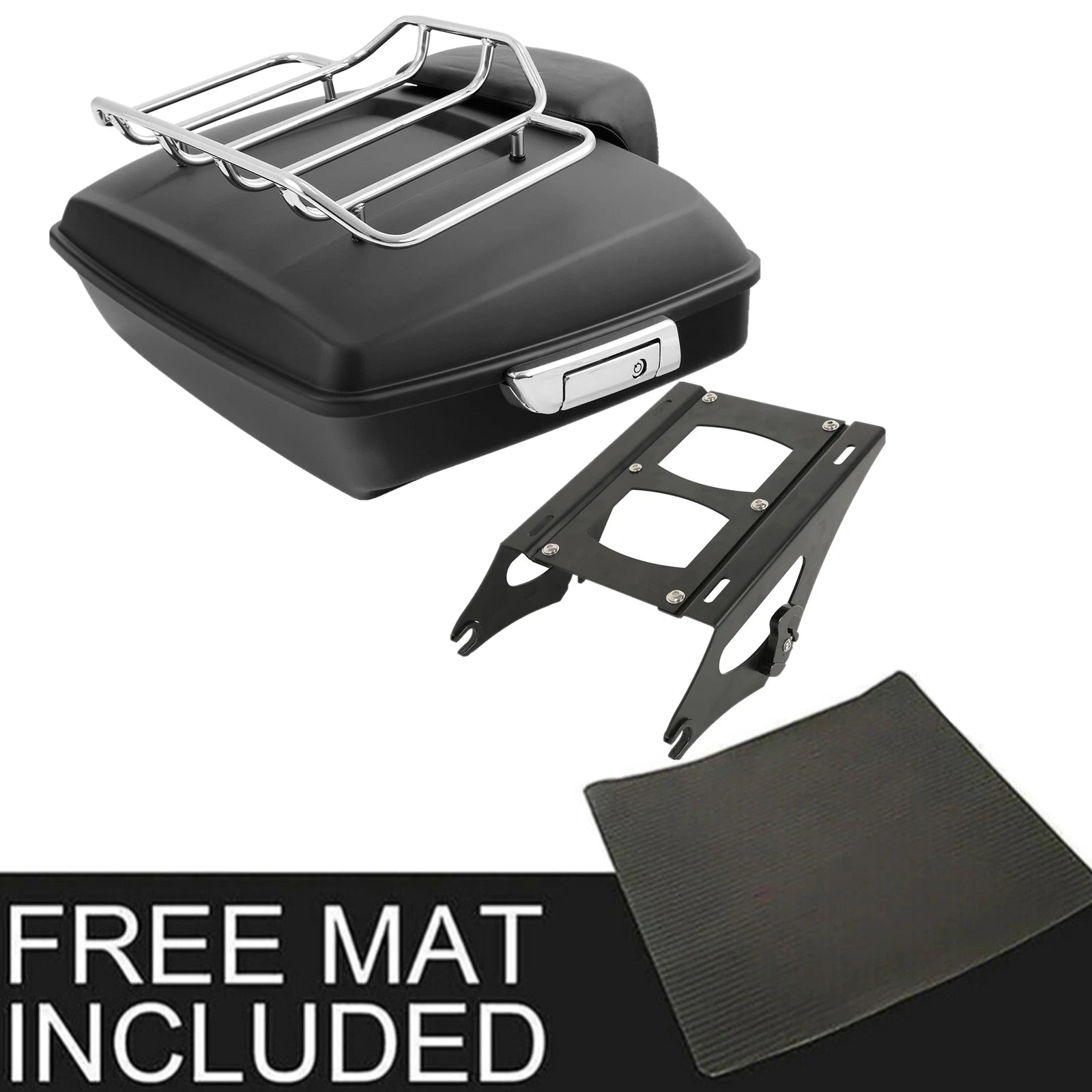 Chopped Trunk Pad Mount Rack for Harley Touring Road Glide (2014–Present)