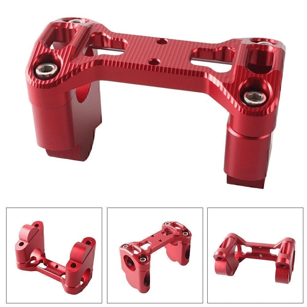 Handlebar Clamp Cross Bar Brace Lever Kit Red for BMW R1200GS (2013–2014)