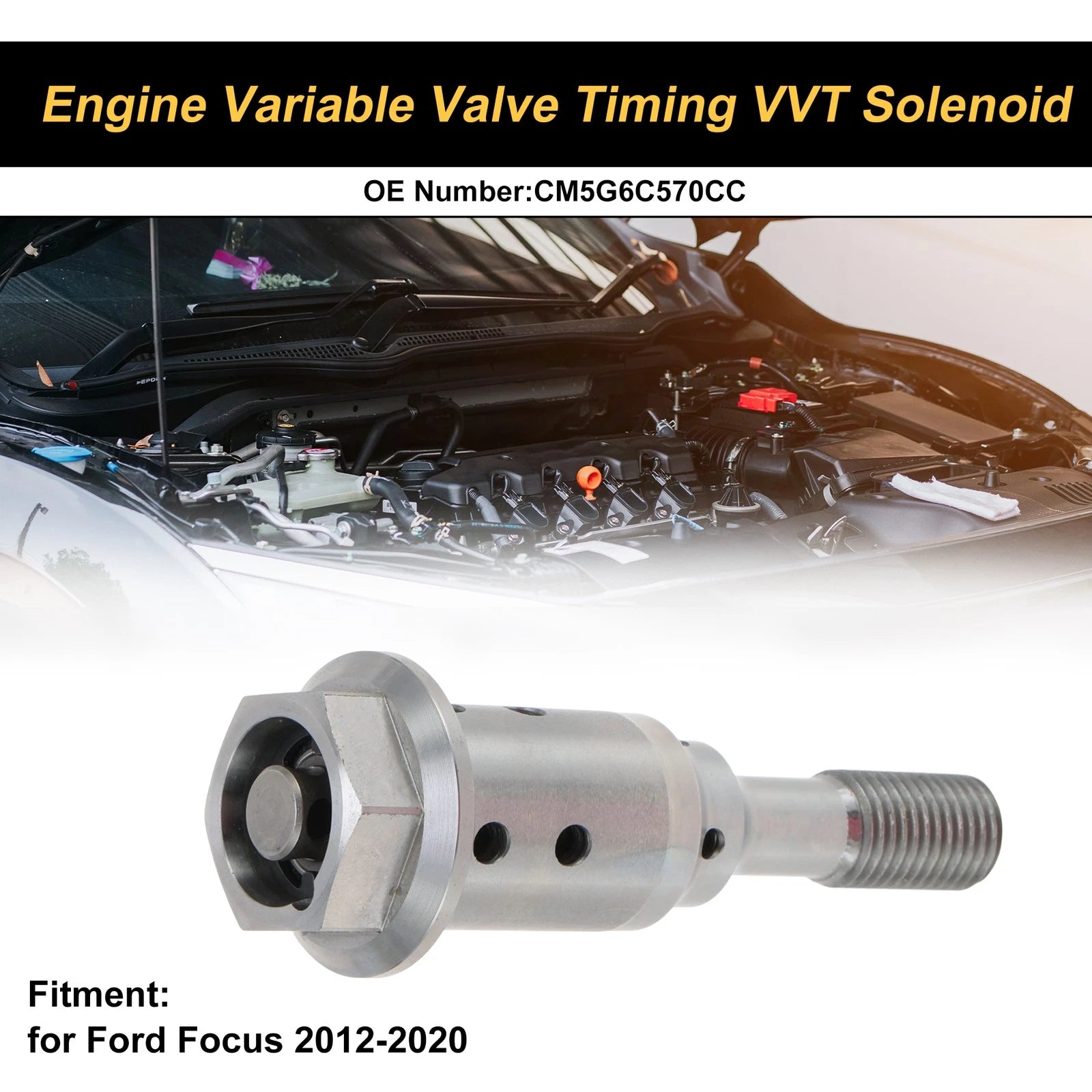 VVT Solenoid for Ford Focus (2012–2020) No.CM5G6C570CC