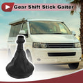 Gear Shift Gaiter Replacement for Volkswagen T5 T5.1 (2003–2011) Black Leather