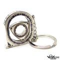 Mazda Rotary Wankel Engine Key Chain Ring Keychain (Motorcycle Bicycle)