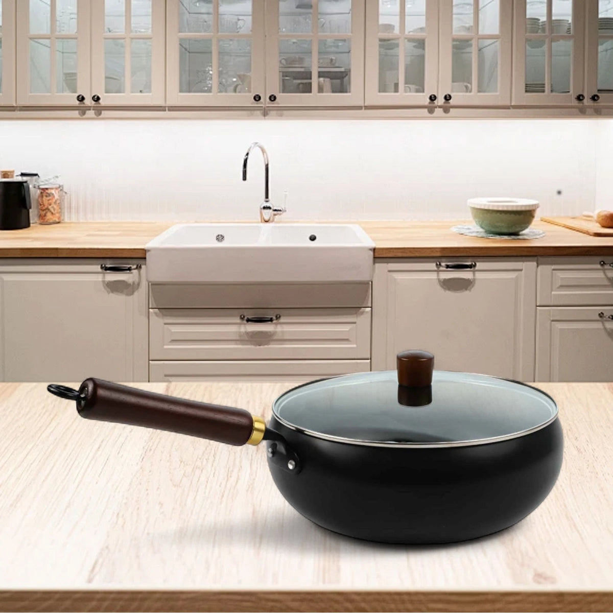 Hand Forged Iron Pan for Consistent Cooking Results