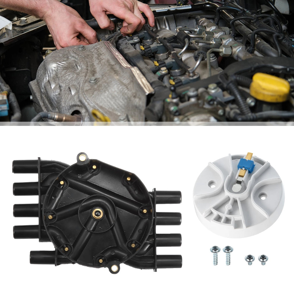 Ignition Distributor Set Replacement Cap Rotor Kit for Chevrolet (2000–2010)