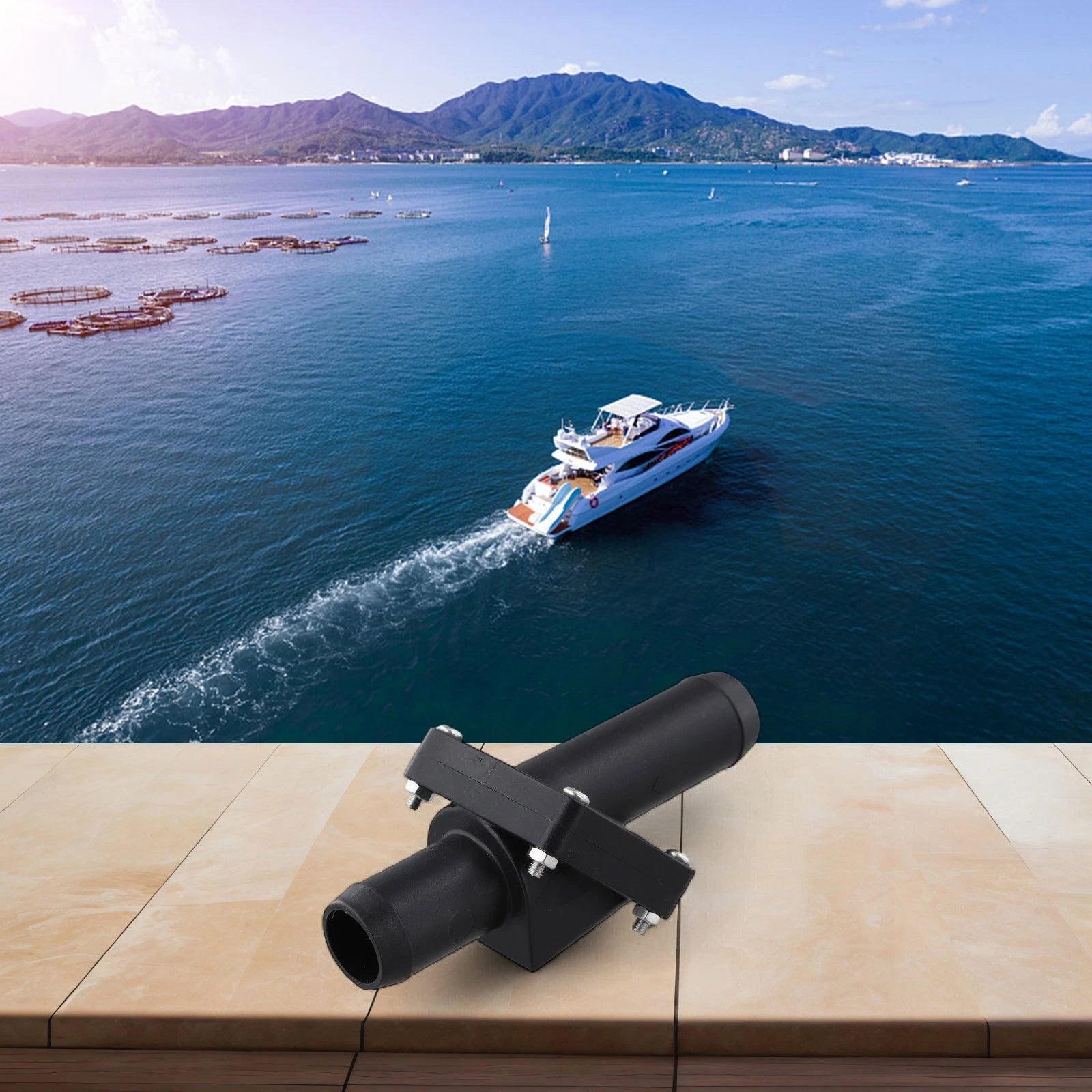 One Way Plastic Check Valve for Yachts (Secure Drainage Solution)