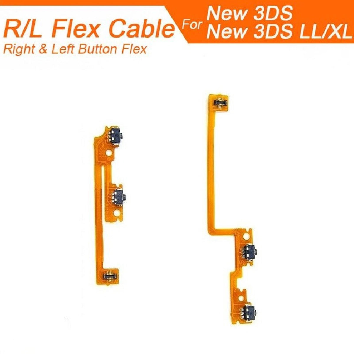 2Pack L R ZR/L Button Flex Cable PCB Board for Nintendo 3DS (2011–2014)