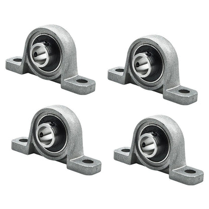 Set of 4 KP08 Pillow Block Bearings for Spherical Roller Support