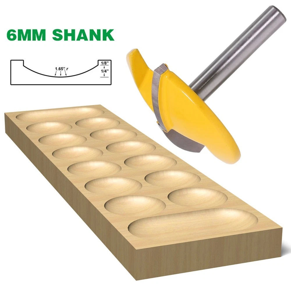 6mm Router Bit for Precise Smooth Cuts (Cemented Carbide)