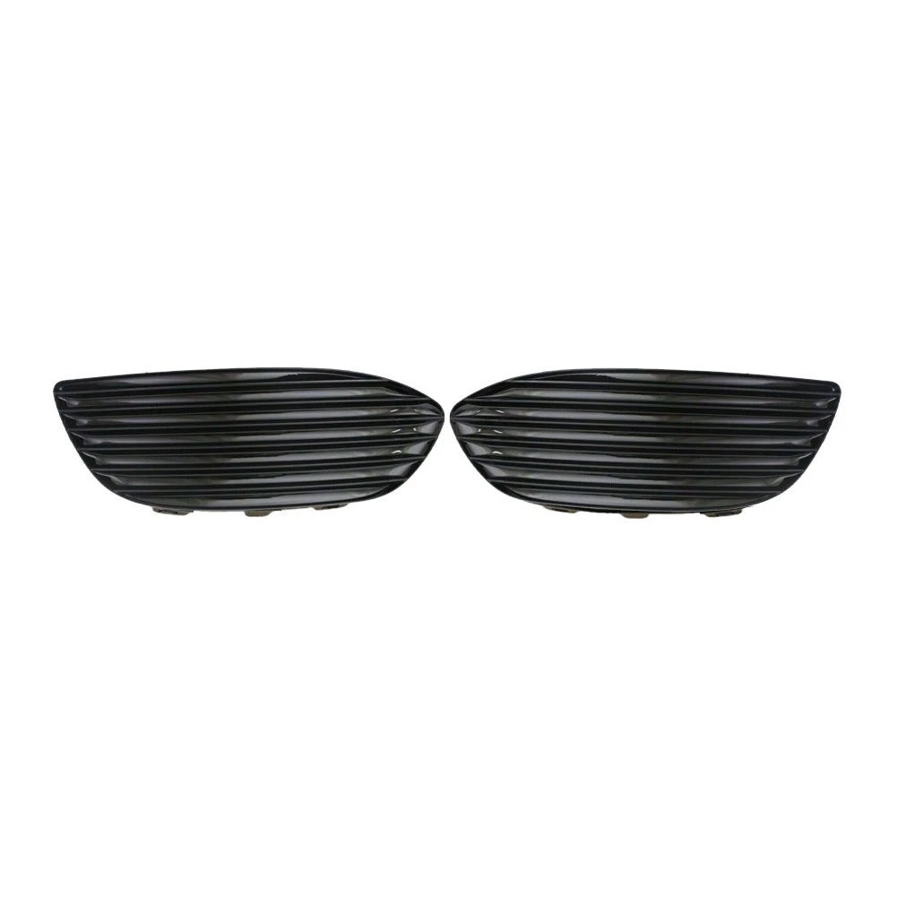 Front Bumper Grille Cover for Benz W205 (2015–2020) - Premium Black Finish