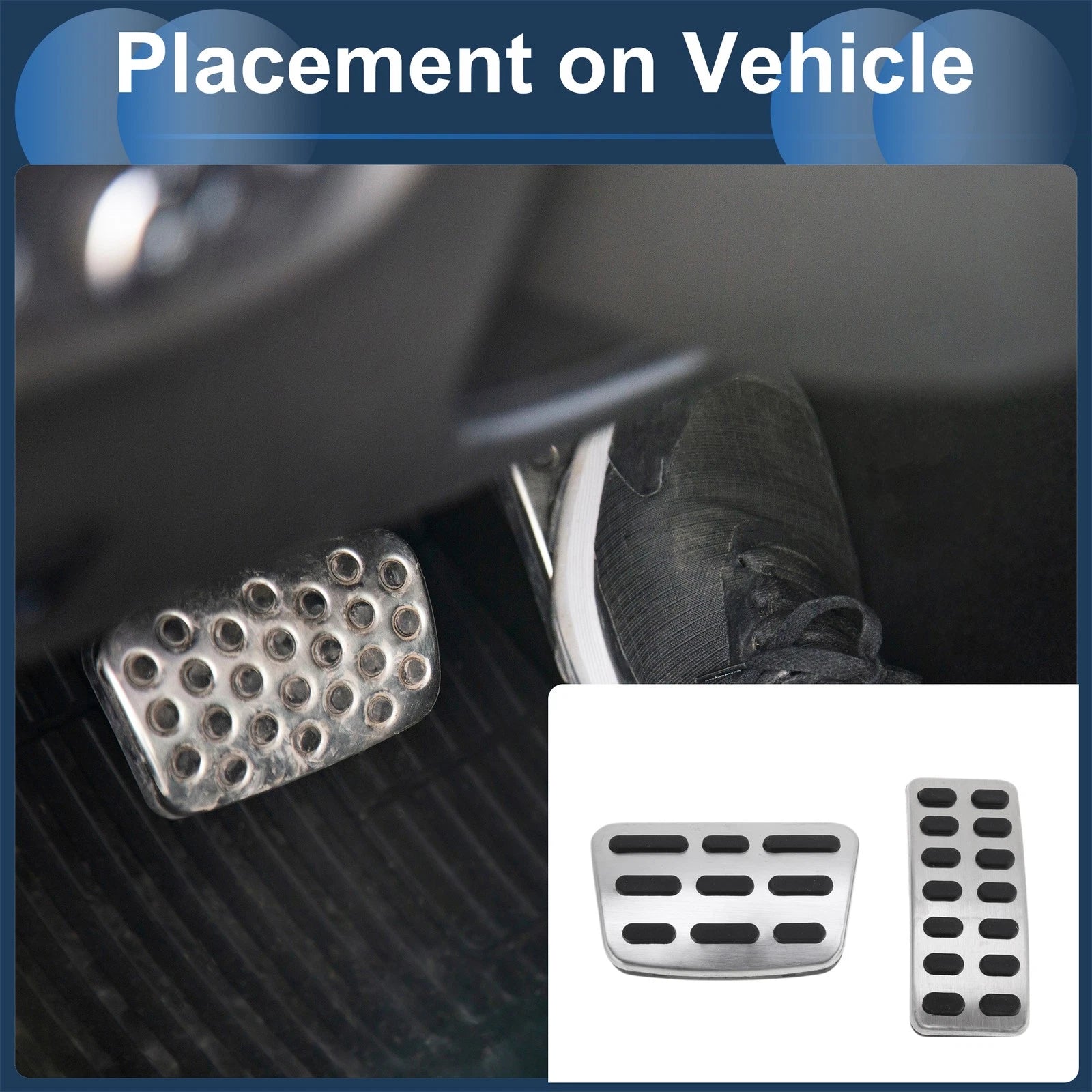 Set Automatic Footrest Pedal Cover for Hyundai Accent (2011–2019)