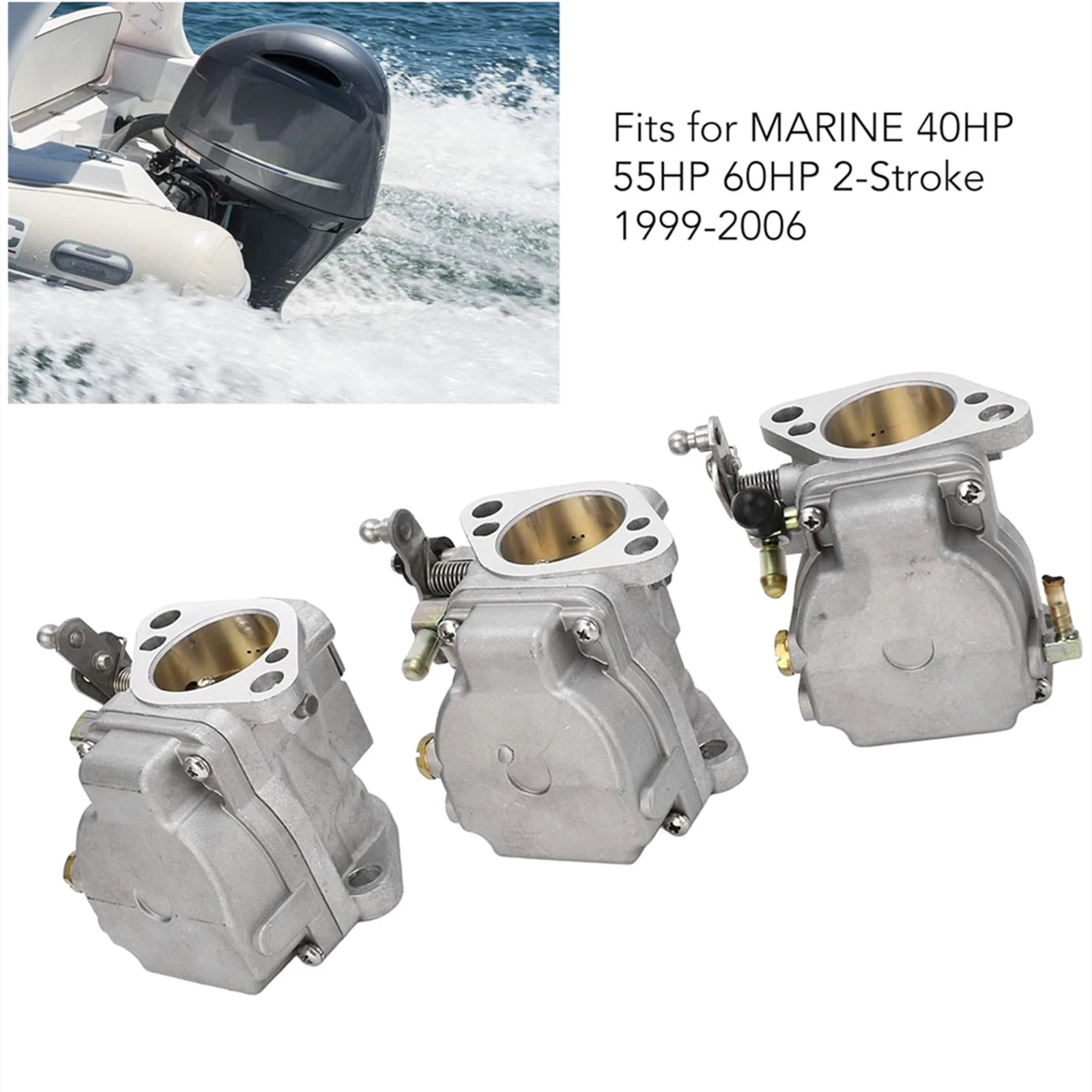 Carburetor Kit for Mercury Marine Outboard 40-60HP (2T) 821854T4 821854T5 821854T6
