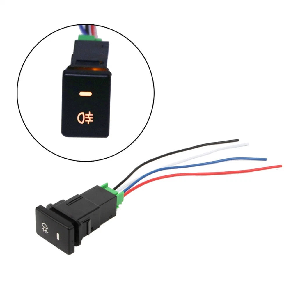 Fog Light Switch Push Button with Backlight & Wiring for Toyota FJ Cruiser 4Runner (2007–2014)