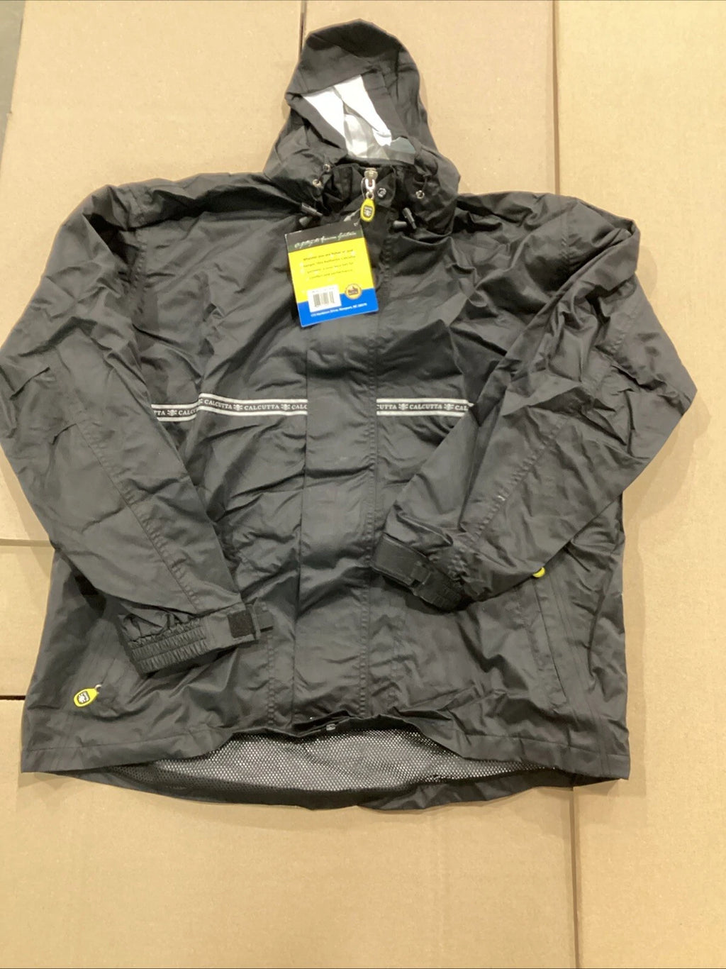 Captains Jacket for Calcutta WMCSJ-L (Waterproof, Breathable, Black, Large)