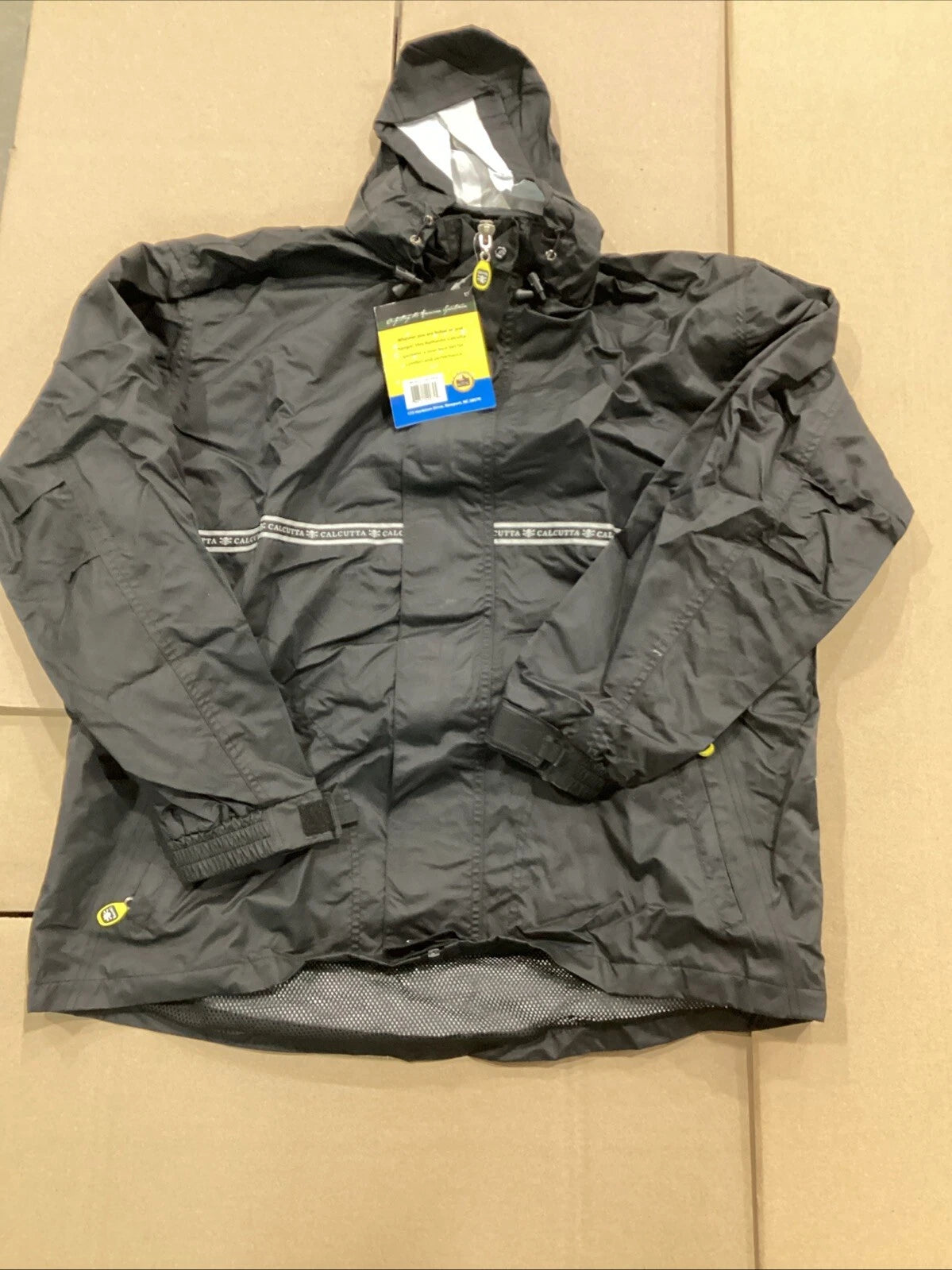 Captains Jacket for Calcutta WMCSJ-L (Waterproof, Breathable, Black, Large)