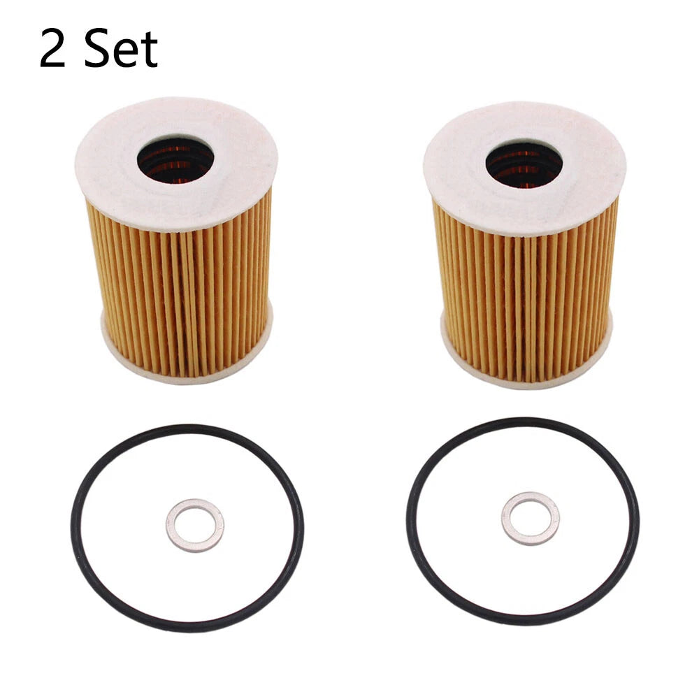 2Pcs Oil Filter for Hyundai Genesis G80 Kia Sedona (2014–2023) 26320-3CKB0