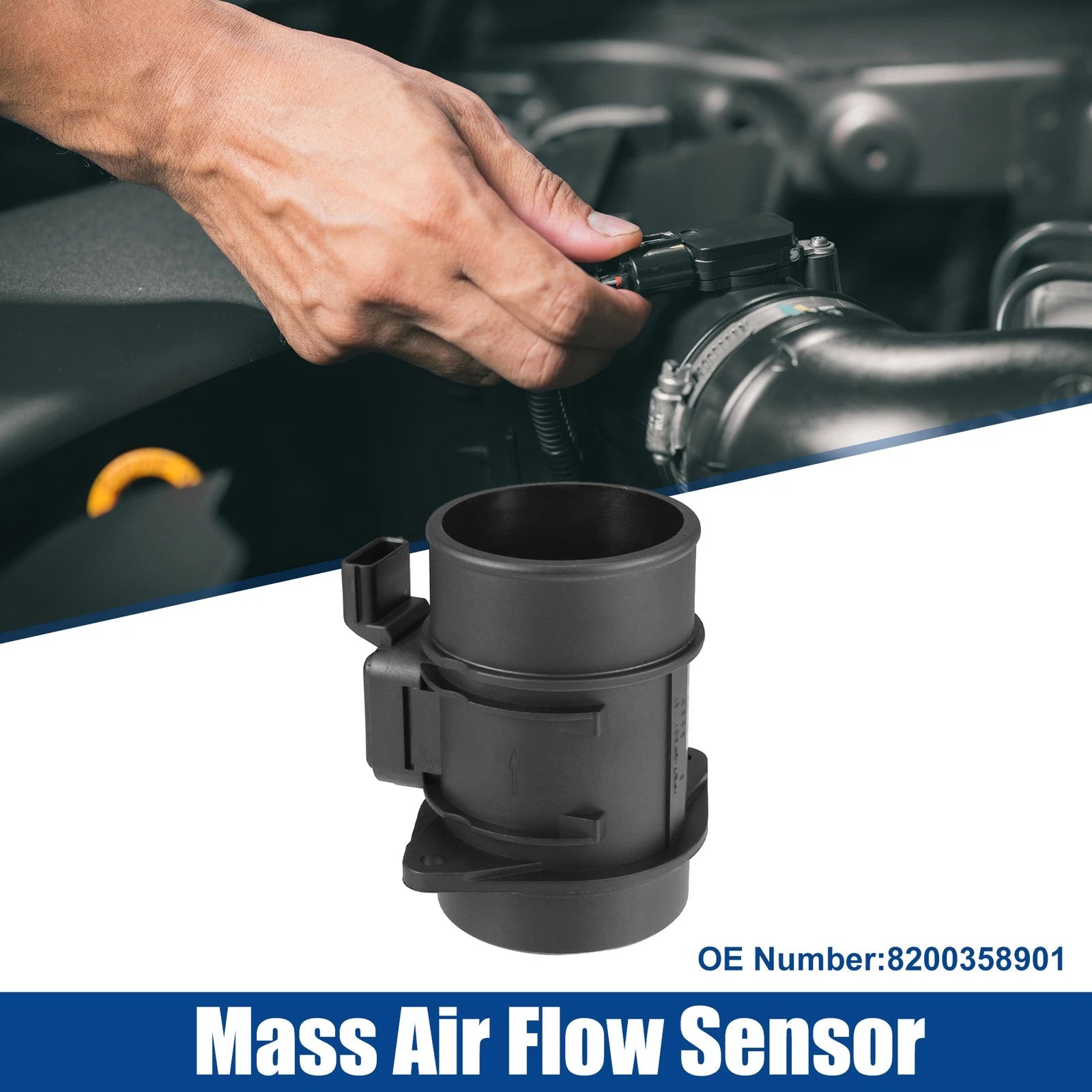 Mass Air Flow MAF Sensor for Nissan Note E11 (2006–2013) No. 8200358901