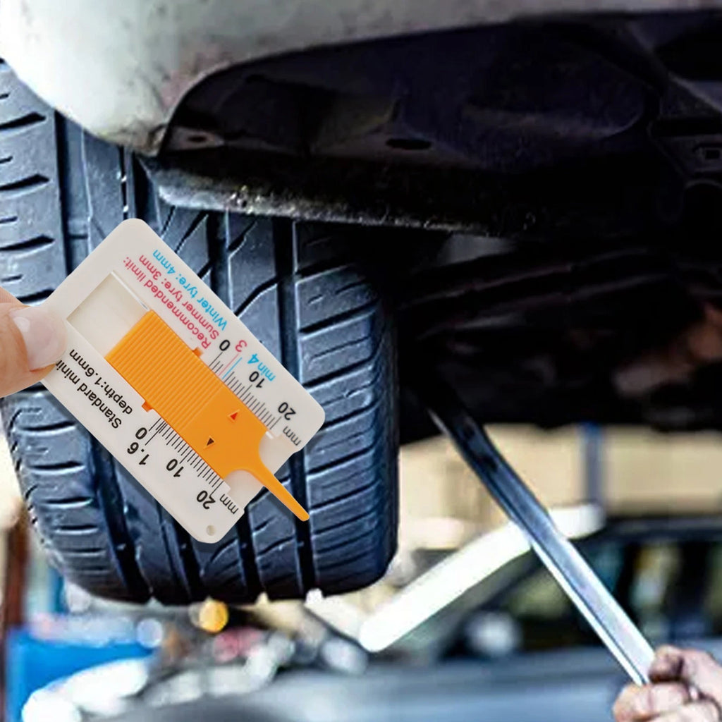 Tire Tread Depth Gauge for Universal Use (0-20mm)