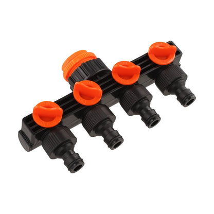 4 Way Garden Hose Splitter Adapter for Multiple Hoses