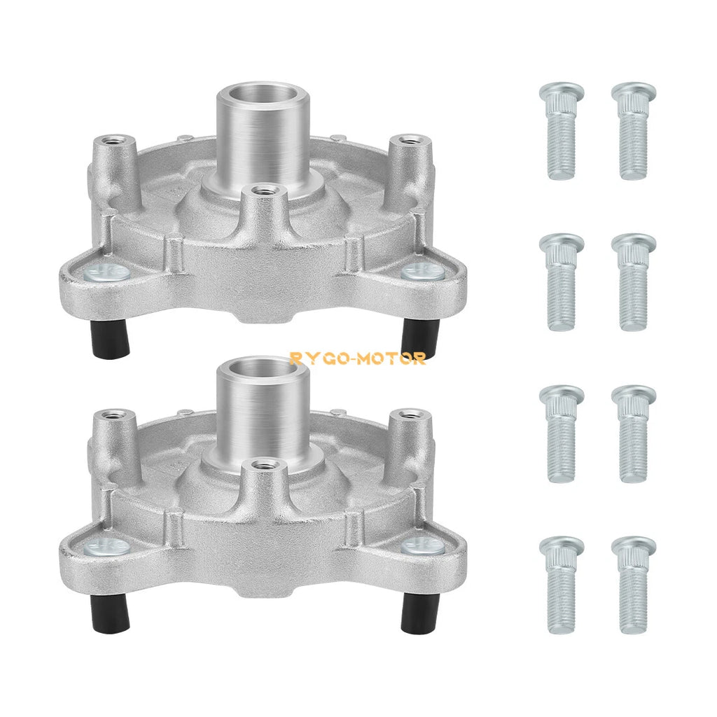 2X Front Wheel Hub & Studs for Polaris Sportsman 300 400 4x4 (2008–2010) 5136296