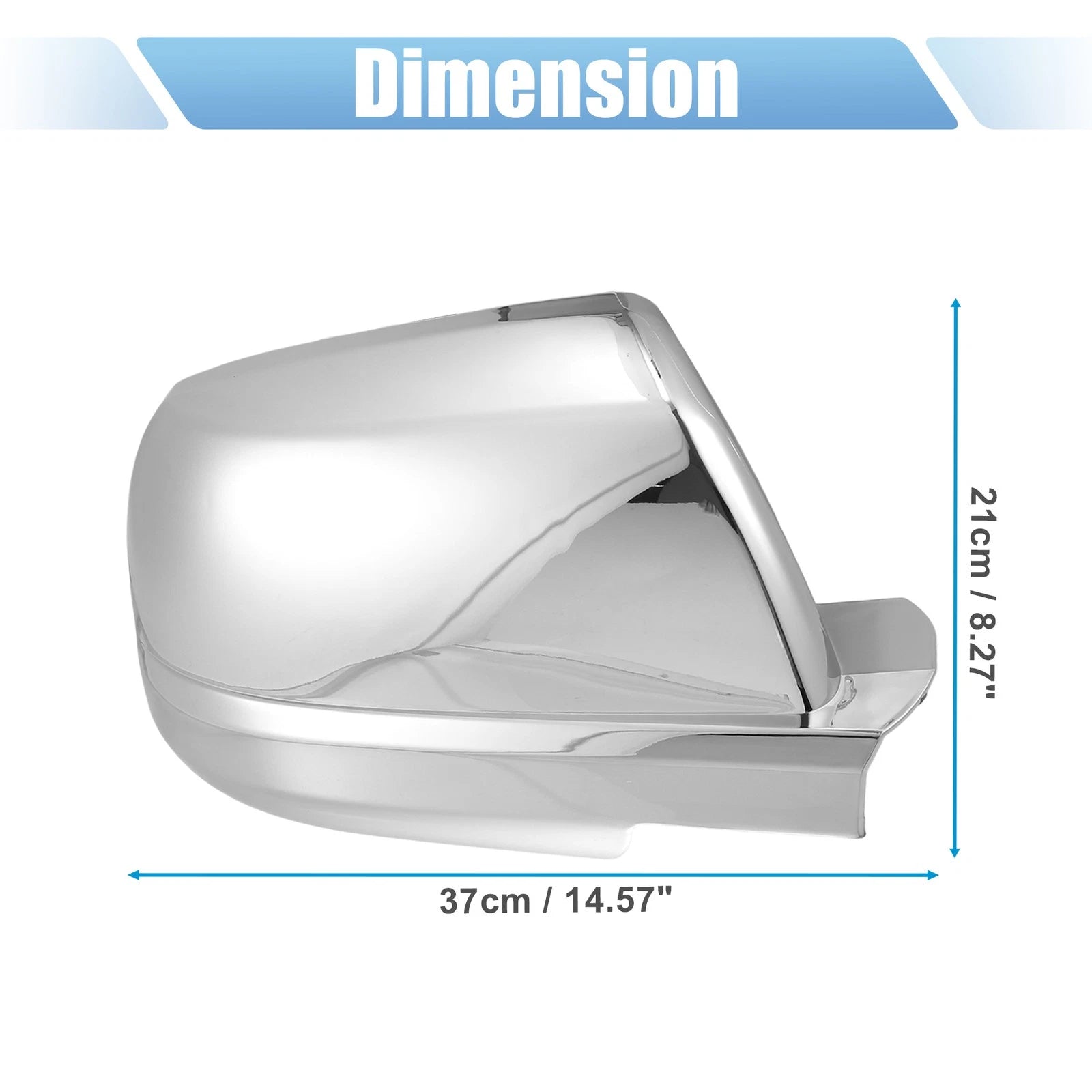 Chrome Mirror Covers Pair Replacement for Toyota Tundra (2007–2021)