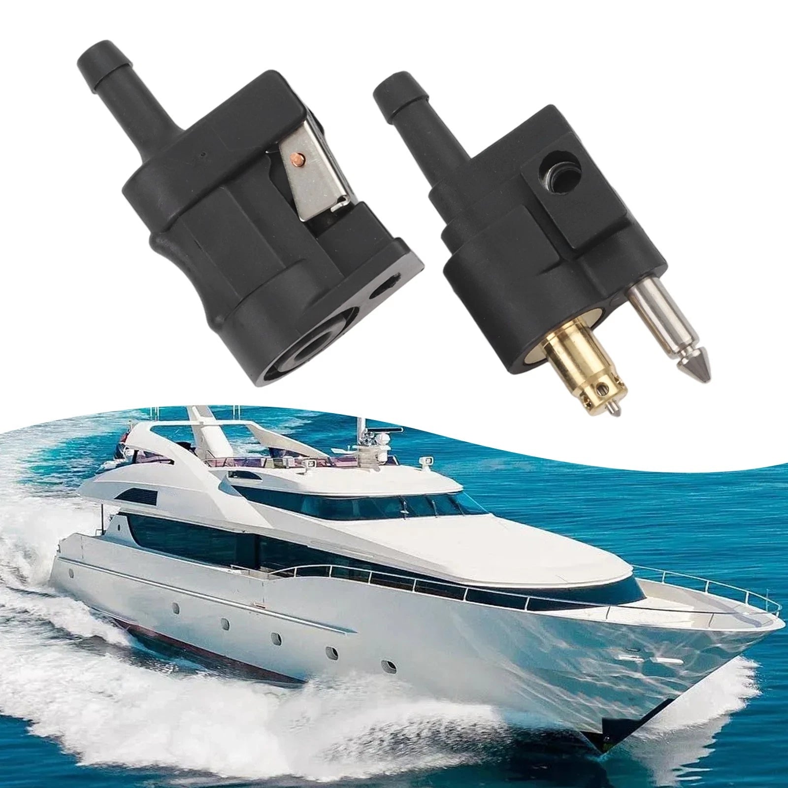 Fuel Line Connector for Outboard Motor (Fits )